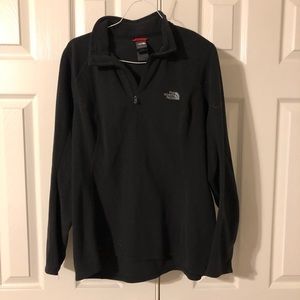 North Face Fleece Pullover with zipper size L
